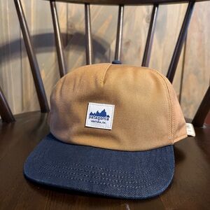 Patagonia Tan and Navy Cap